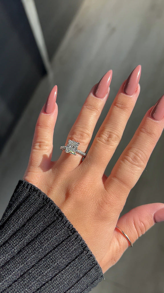 2.51 Radiant Cut Diamond Engagement Ring - Happy Jewelers Fine Jewelry Lifetime Warranty