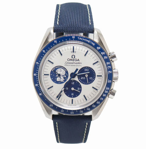 Omega Men's Speedmaster Stainless Steel 42mm White Chronograph Dial Watch Reference #310.32.42.50.02.001 - Happy Jewelers Fine Jewelry Lifetime Warranty