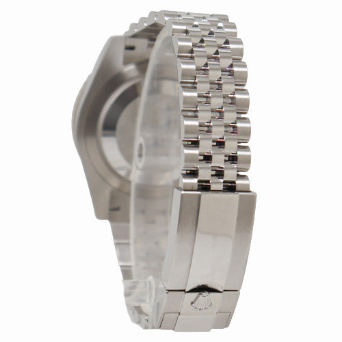 BRAND NEW! Rolex Men’s GMT Master II “Sprite” Stainless Steel Black Dot Dial Watch Reference# 126720VTNR - Happy Jewelers Fine Jewelry Lifetime Warranty