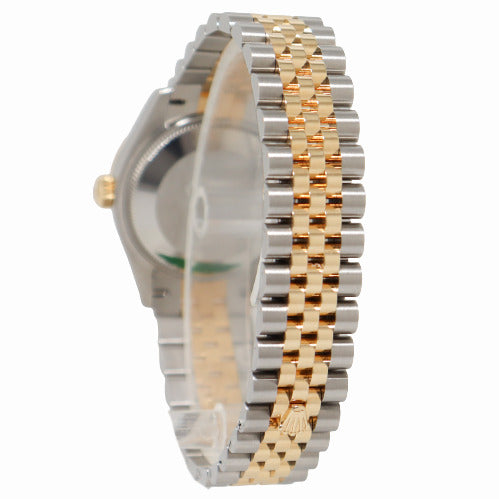 BRAND NEW! Rolex Ladies Datejust Two Tone Yellow Gold and Stainless Steel 31mm White Roman Dial Watch Reference# 278273 - Happy Jewelers Fine Jewelry Lifetime Warranty