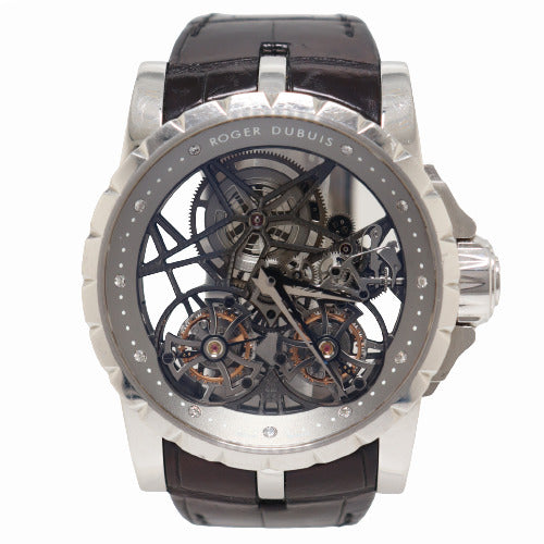 Excalibur double flying 2025 tourbillon men's watch