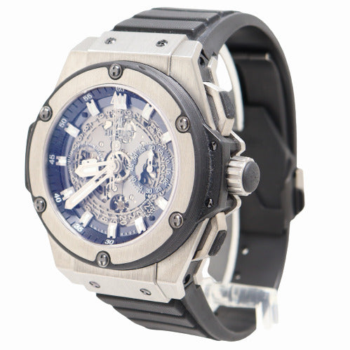 Hublot Men's Big Bang Stainless Steel 48mm Skeleton Dial Watch Reference# 701.NX.0170.RX - Happy Jewelers Fine Jewelry Lifetime Warranty