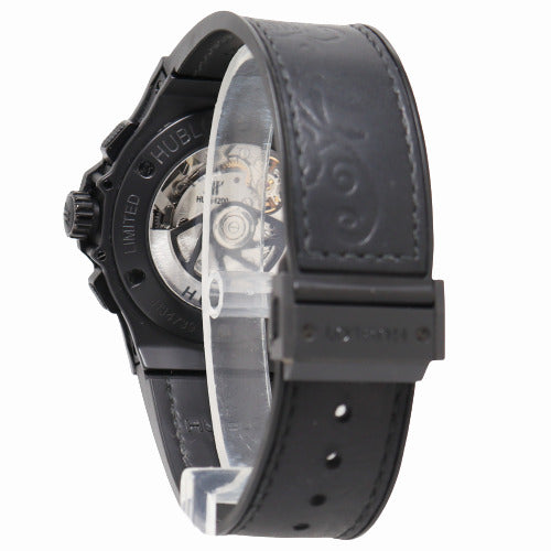 Hublot Men's Big Bang Aero Black Ceramic Carbon 44mm Black Skull Dial Watch Reference# 311.CQ.1110.VR.FDK15 - Happy Jewelers Fine Jewelry Lifetime Warranty