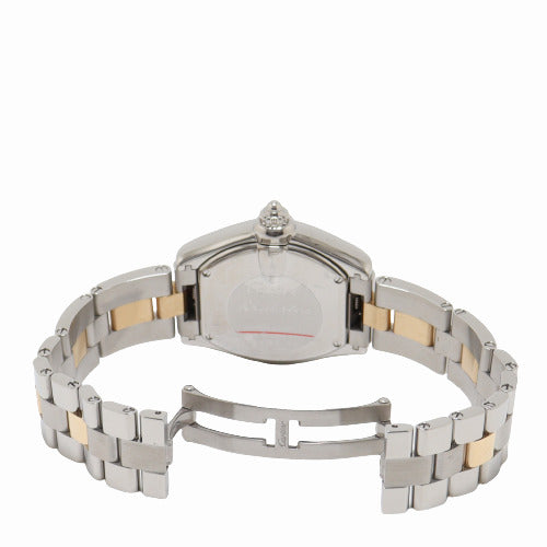 Cartier Ladies Roadster Stainless Steel and Yellow Gold 31mm Silver Roman Dial Watch Reference# 2675 - Happy Jewelers Fine Jewelry Lifetime Warranty