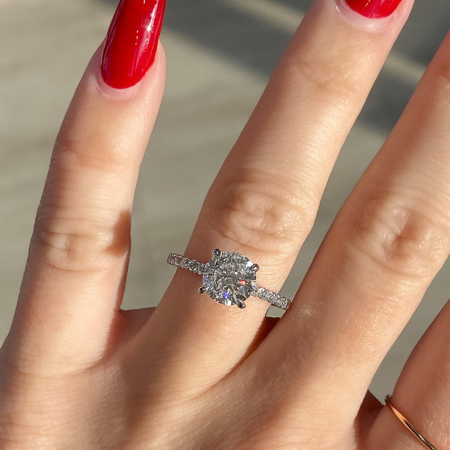 Bria 6ct Round Cut Clarity Diamond Ring | Nekta New York