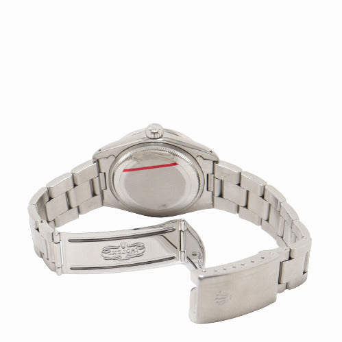 Rolex Date Stainless Steel 34mm Custom White MOP Diamond Dial Watch Reference# 1501 - Happy Jewelers Fine Jewelry Lifetime Warranty