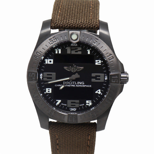 Breitling Men's Exospace B55 Titanium 43mm Black Dial Watch Reference# V79363 - Happy Jewelers Fine Jewelry Lifetime Warranty
