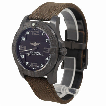 Breitling Men's Exospace B55 Titanium 43mm Black Dial Watch Reference# V79363 - Happy Jewelers Fine Jewelry Lifetime Warranty