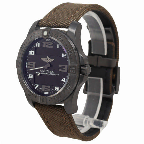 Breitling Men's Exospace B55 Titanium 43mm Black Dial Watch Reference# V79363 - Happy Jewelers Fine Jewelry Lifetime Warranty