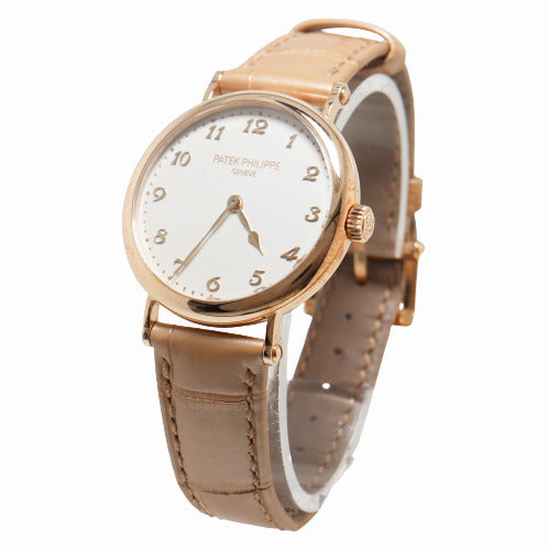 Load image into Gallery viewer, Patek Philippe Calatrava Rose Gold 34mm White Dial Watch Reference# 7200R-00 - Happy Jewelers Fine Jewelry Lifetime Warranty

