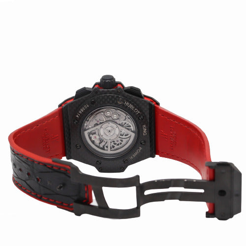 Load image into Gallery viewer, Hublot Men&amp;#39;s Big Bang King Power Unico Carbon 48mm Red Skeleton Chronograph Dial Watch Reference# 701.QX.0113.HR - Happy Jewelers Fine Jewelry Lifetime Warranty
