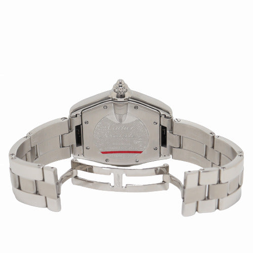 Cartier Roadster Stainless Steel 38mm Black Dial Watch Reference# W62002V3 - Happy Jewelers Fine Jewelry Lifetime Warranty