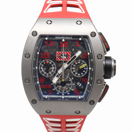 Richard Mille Men’s RM011 "Filipe Massa" Titanium 50mm x 40mm Skeleton Dial Watch Reference#  RM011 - Happy Jewelers Fine Jewelry Lifetime Warranty
