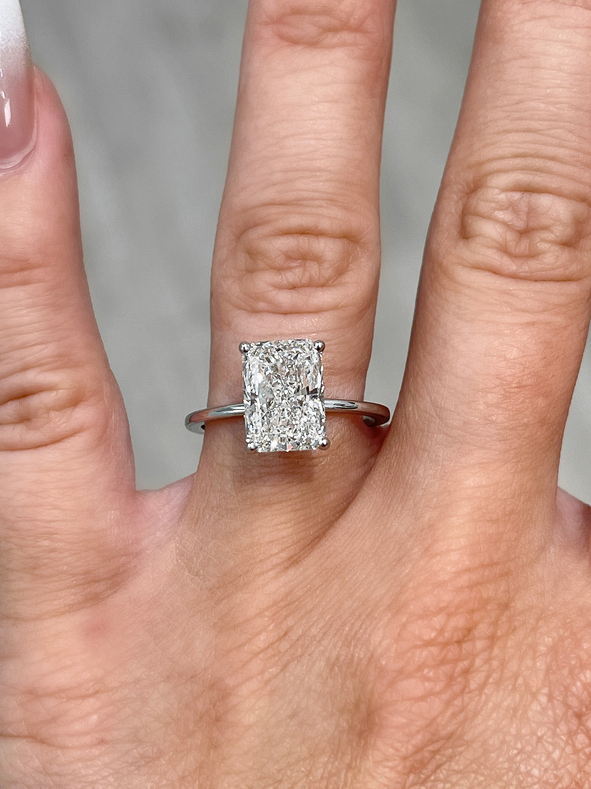 Radiant cut lab diamond Clearance