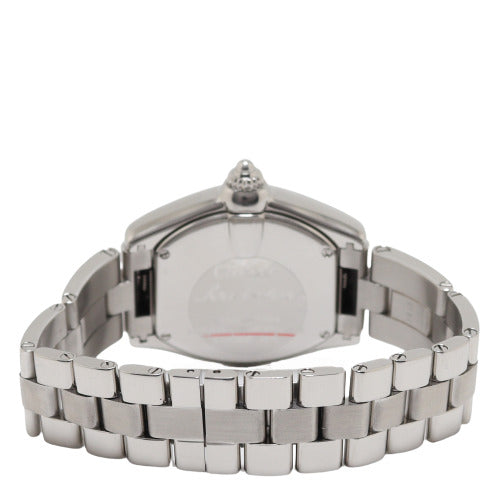 Cartier Roadster Stainless Steel 36mm Silver Roman Dial Watch Reference# W62016V3 - Happy Jewelers Fine Jewelry Lifetime Warranty