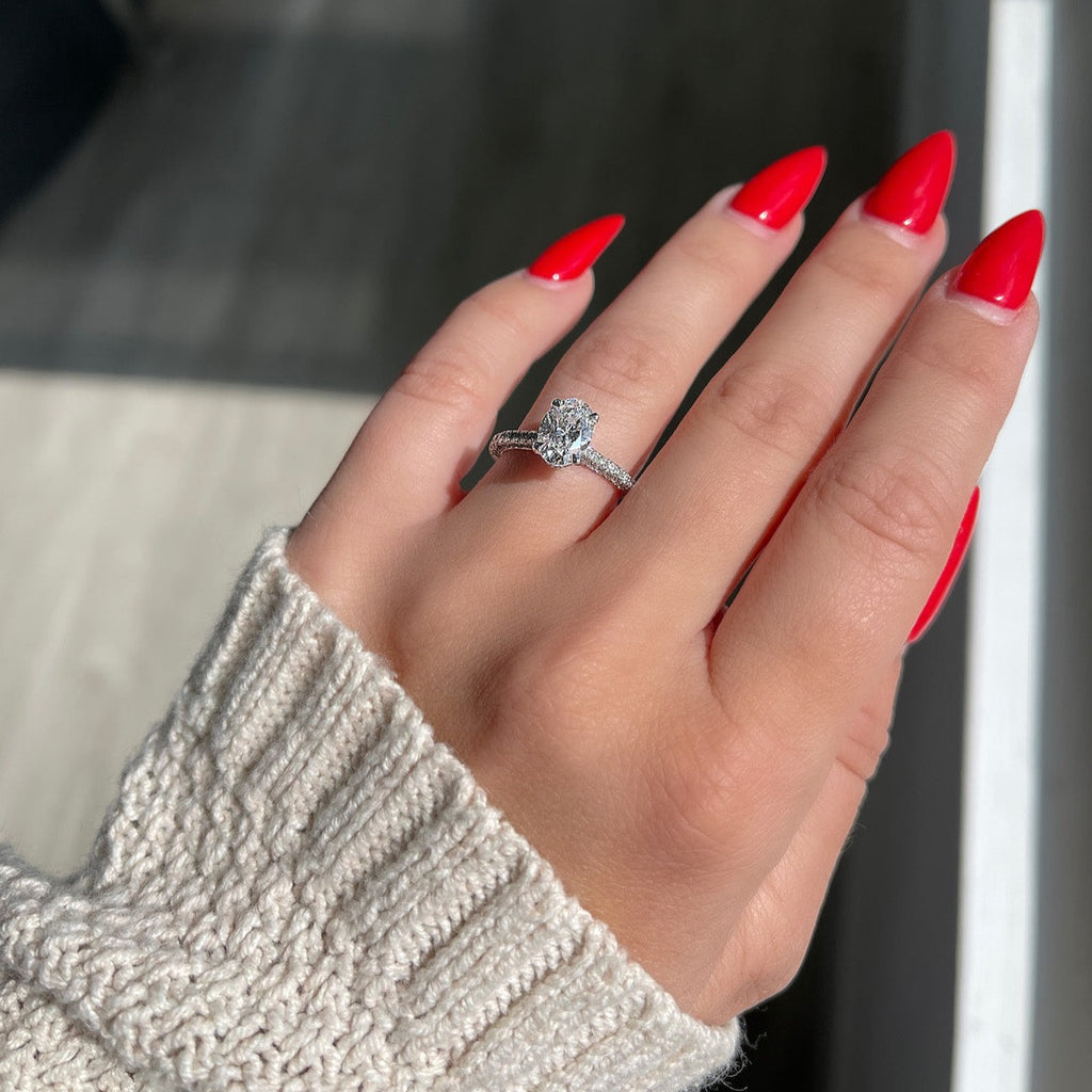 1.34 Oval Cut Diamond | Engagement Ring Wednesday - Happy Jewelers Fine Jewelry Lifetime Warranty