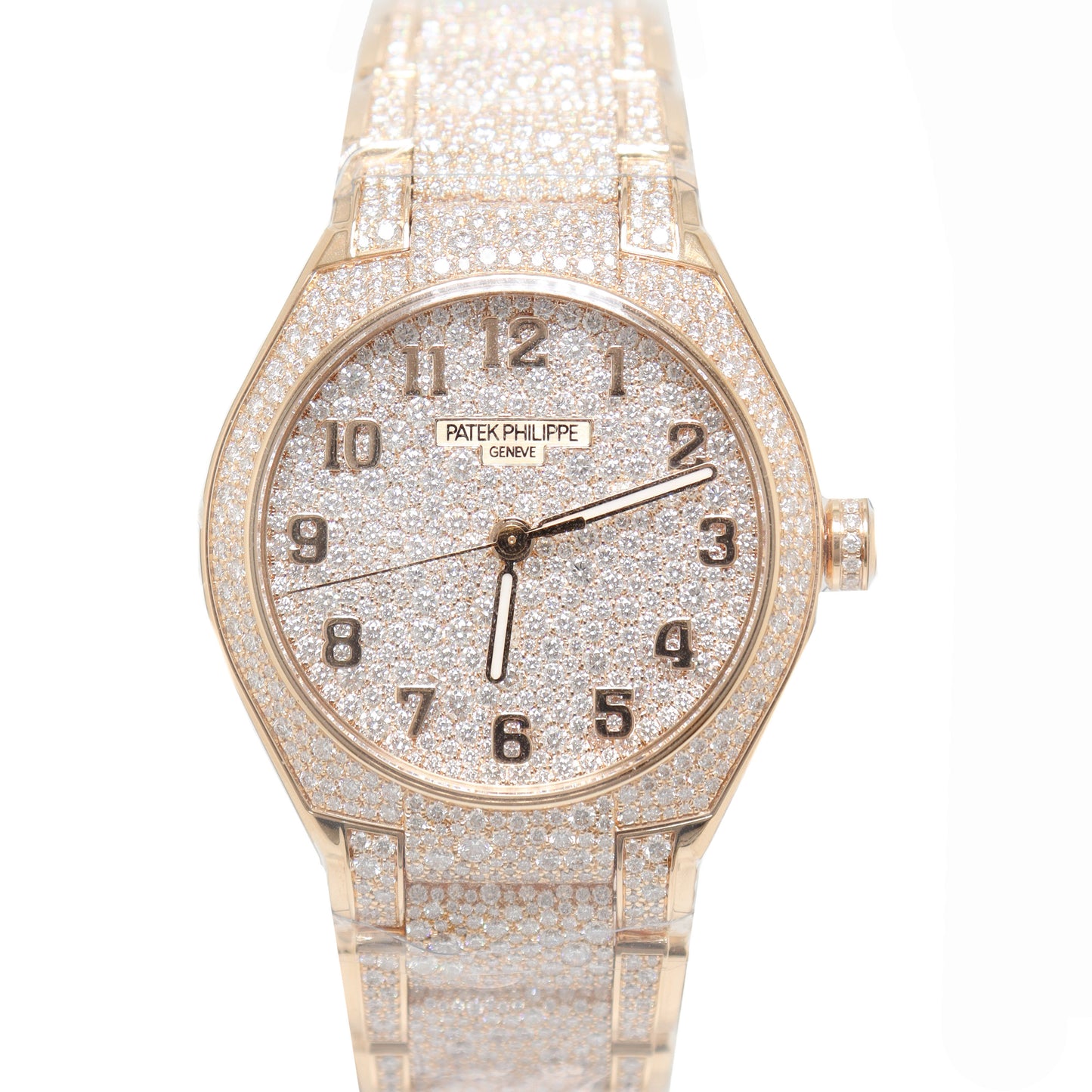 Load image into Gallery viewer, Patek Philippe Ladies Twenty~4 Factory Rose Gold 36mm Factory Paved Diamond Dial Watch Reference# 7300/1450r - Happy Jewelers Fine Jewelry Lifetime Warranty
