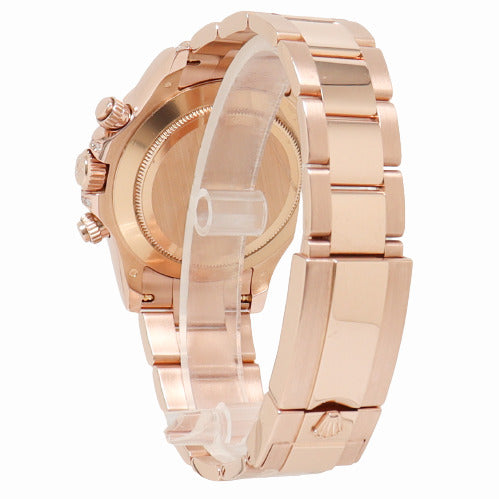 Rolex Men's Daytona Rose Gold 40mm Pave Diamond Dial Chronograph Dial Watch Reference# 116505 - Happy Jewelers Fine Jewelry Lifetime Warranty