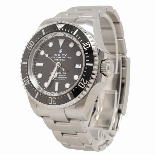 Load image into Gallery viewer, Rolex Mens Sea Dweller Stainless Steel Black Dot Dial Watch Reference# 136660 - Happy Jewelers Fine Jewelry Lifetime Warranty
