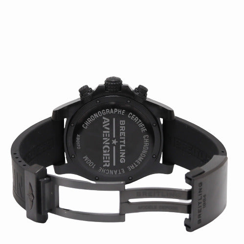 Breitling Mens Avenger Hurricane 12h Breitlight 50mm Black Chronograph Dial Watch# - Happy Jewelers Fine Jewelry Lifetime Warranty
