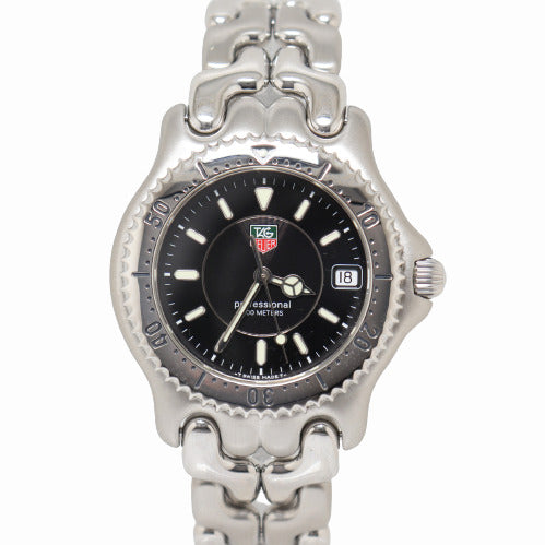 Tag Heuer Stainless Steel 35mm Black Stick Dial Watch Reference# WG1112-K0 - Happy Jewelers Fine Jewelry Lifetime Warranty