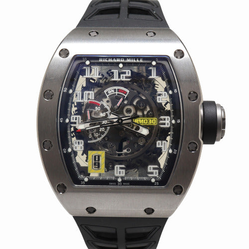 Richard Mille RM030 Titanium Skeleton Dial Watch Reference# RM030 - Happy Jewelers Fine Jewelry Lifetime Warranty