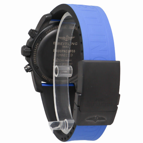 Breitling Mens Exospace Titanium 46mm Black Analog/ Digital Dial Watch Reference# VB5510H21B1S1 - Happy Jewelers Fine Jewelry Lifetime Warranty