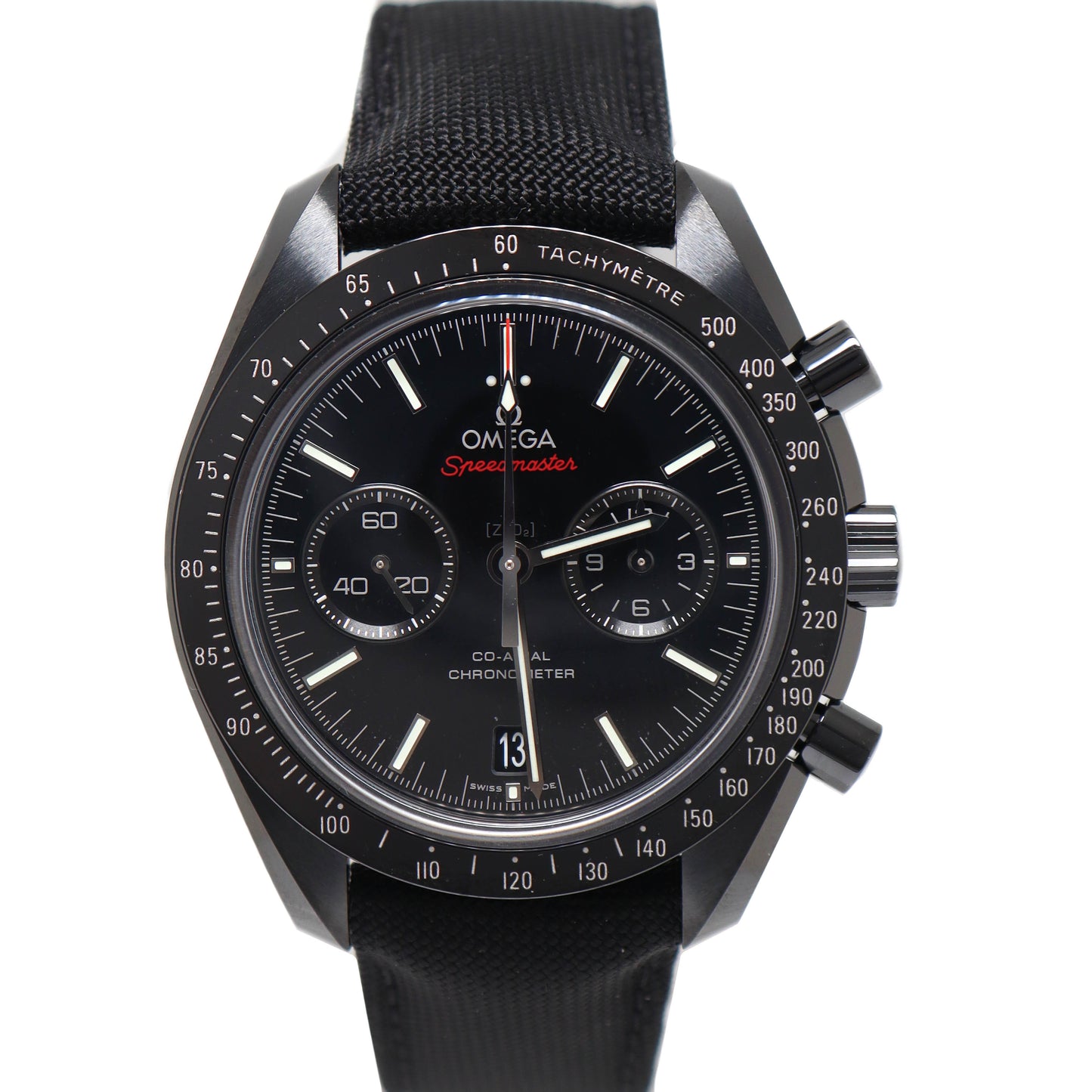 Omega Mens Speedmaster Ceramic Black Chronograph Dial Watch Reference# 311.92.44.51.01.007 - Happy Jewelers Fine Jewelry Lifetime Warranty