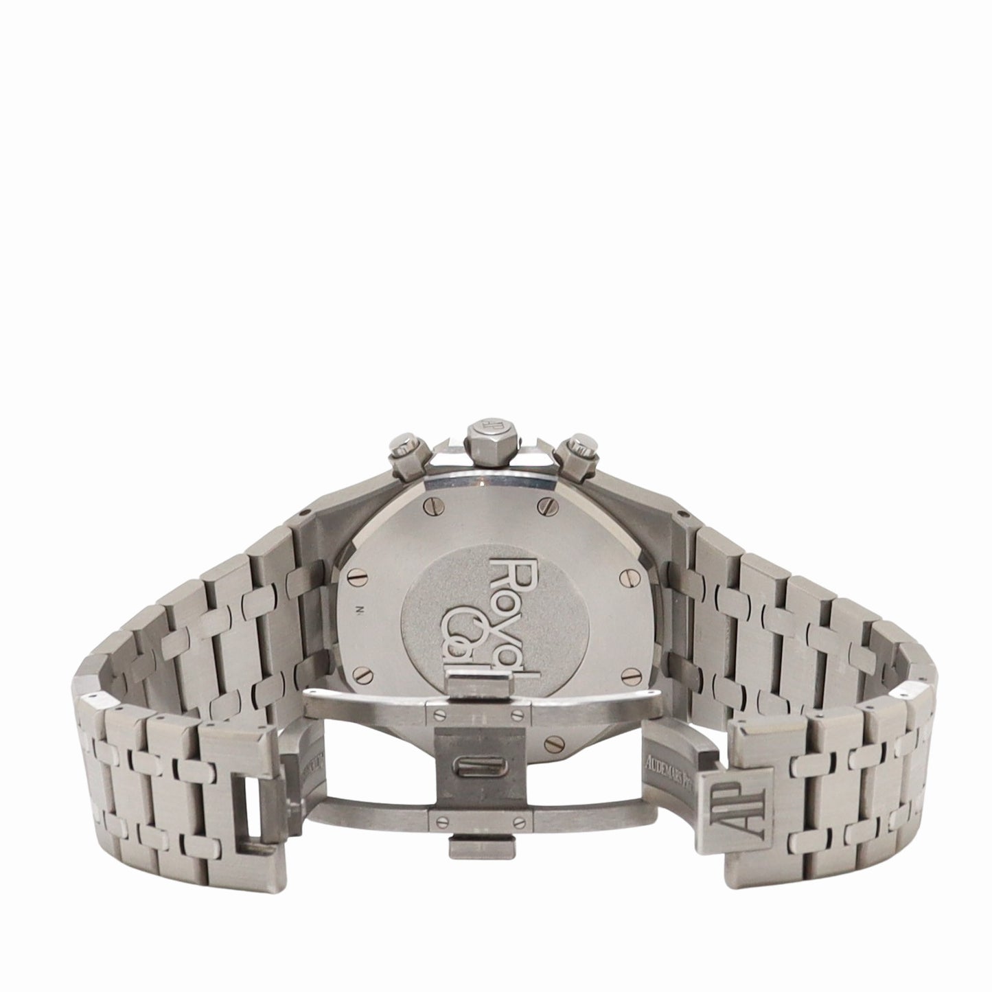 Audemars Piguet Men's Royal Oak Stainless Steel 41mm Black "Grande Tapisserie" Dial Watch Reference#  26331ST.OO.1220ST.02 - Happy Jewelers Fine Jewelry Lifetime Warranty