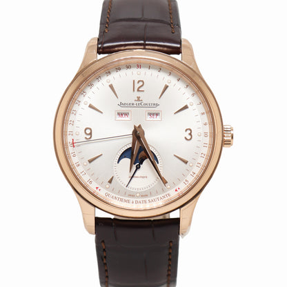 Jaeger-LeCoultre Master Calendar Rose Gold 40mm Silver Dial Watch Reference# Q4142520 - Happy Jewelers Fine Jewelry Lifetime Warranty