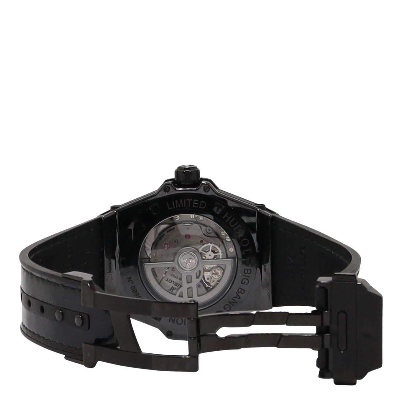 Hublot Big Bang Sang Bleu Black Ceramic 39mm Black Hexagonal Dial Watch Reference# 465.CS.1114.VR.1200.MXM18 - Happy Jewelers Fine Jewelry Lifetime Warranty