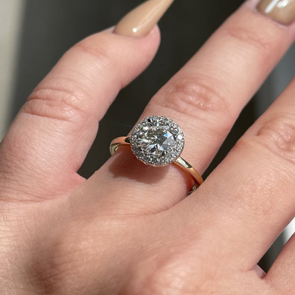 Split & Plain Shank Round Cut Lab Created Diamond Engagement Ring - Yalish  Diamonds