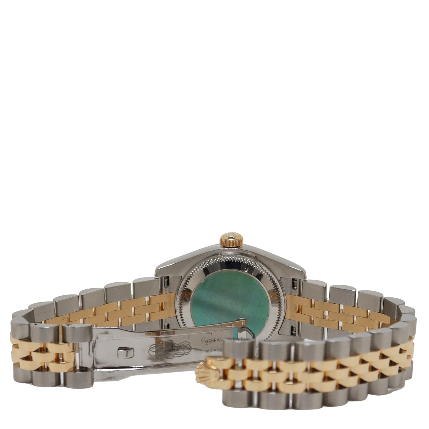 Rolex Datejust Steel & 18K Yellow Gold 26mm Black Roman Dial Watch Reference#: 79173 - Happy Jewelers Fine Jewelry Lifetime Warranty