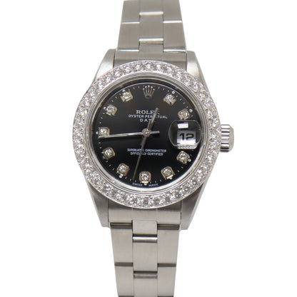 Rolex Datejust Stainless Steel 26mm Black Diamond Dial Watch Reference#: 79160 - Happy Jewelers Fine Jewelry Lifetime Warranty