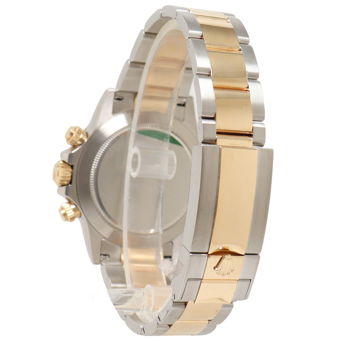 Rolex Daytona 40mm Yellow Gold & Stainless Steel White Chronograph Dial Watch Reference# 116503 - Happy Jewelers Fine Jewelry Lifetime Warranty