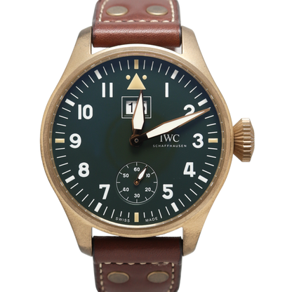 IWC Big Pilot Bronze 46mm Green Roman Dial Watch Reference#: IW510506 - Happy Jewelers Fine Jewelry Lifetime Warranty