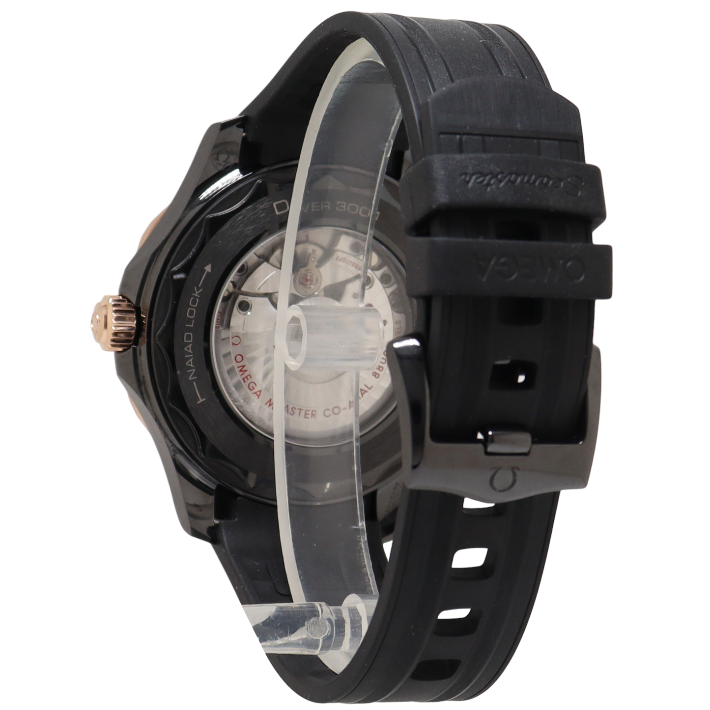 Omega Seamaster 43mm Black Ceramic Black Wave Dot Dial Watch Reference# 210.62.44.20.01.001 - Happy Jewelers Fine Jewelry Lifetime Warranty