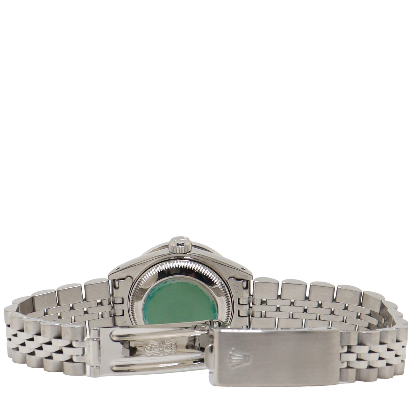 Rolex Datejust Stainless Steel 26mm Custom White MOP Diamond Dial Watch Reference#: 69174 - Happy Jewelers Fine Jewelry Lifetime Warranty
