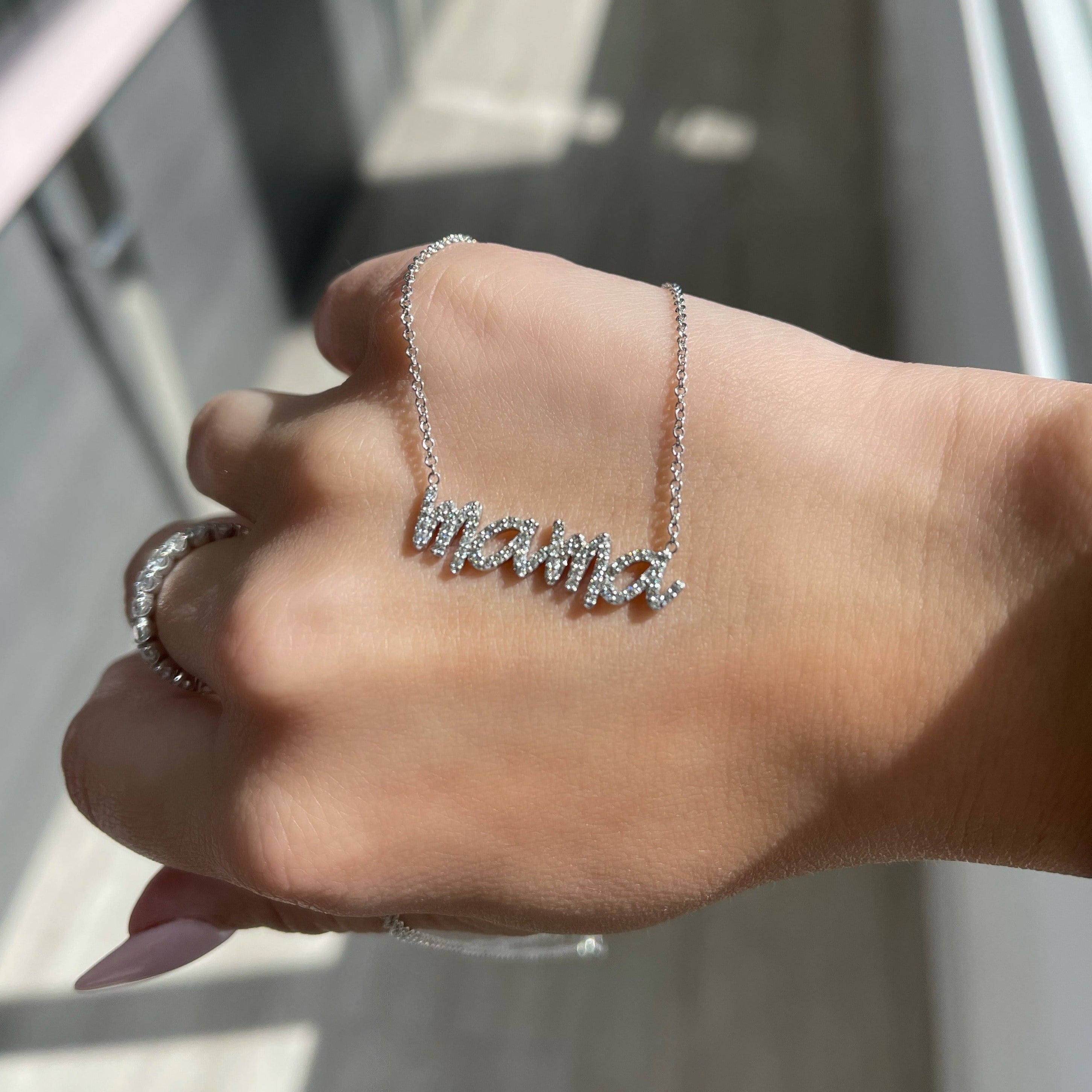 Diamond Mama Necklace - Happy Jewelers Fine Jewelry Lifetime Warranty