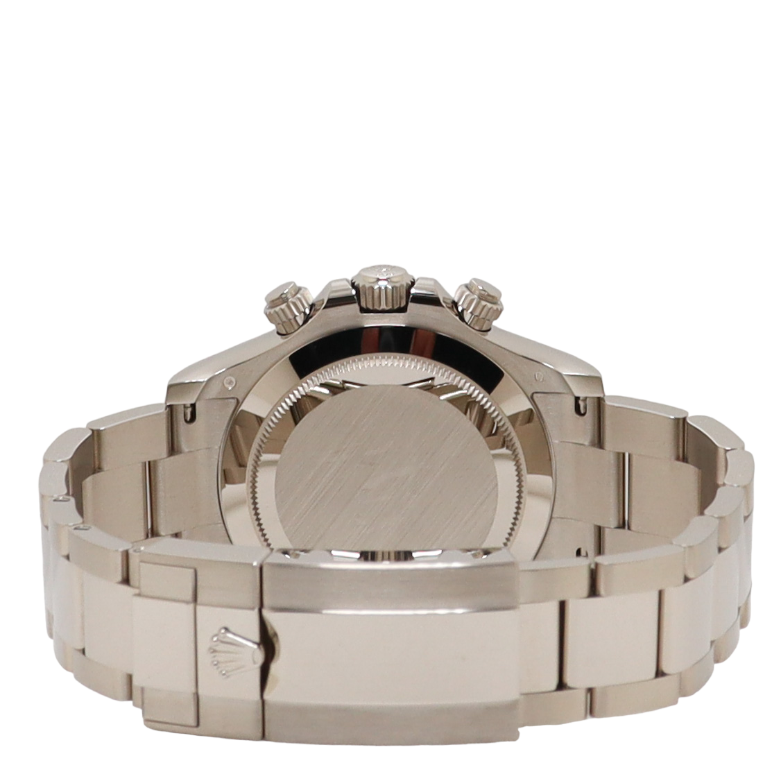 Rolex Daytona White Gold 40mm Black Diamond Chronograph Dial Watch Reference# 116509 - Happy Jewelers Fine Jewelry Lifetime Warranty