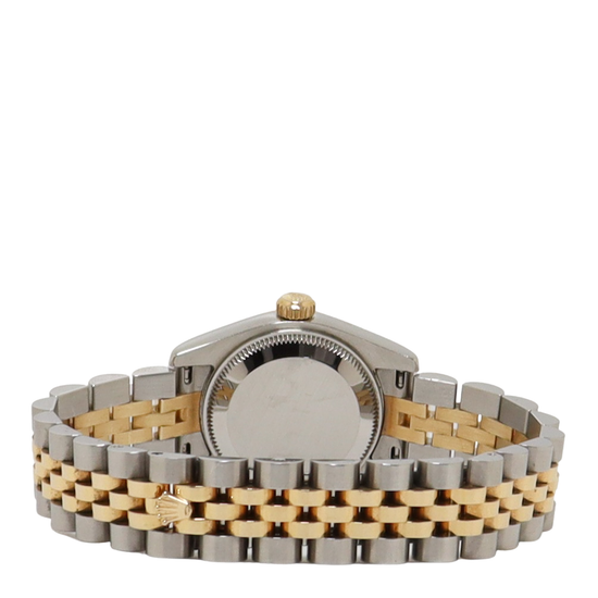 Rolex Datejust Two Tone Yellow Gold & Steel 26mm White Factory Diamond Dial Watch Reference#: 179173 - Happy Jewelers Fine Jewelry Lifetime Warranty