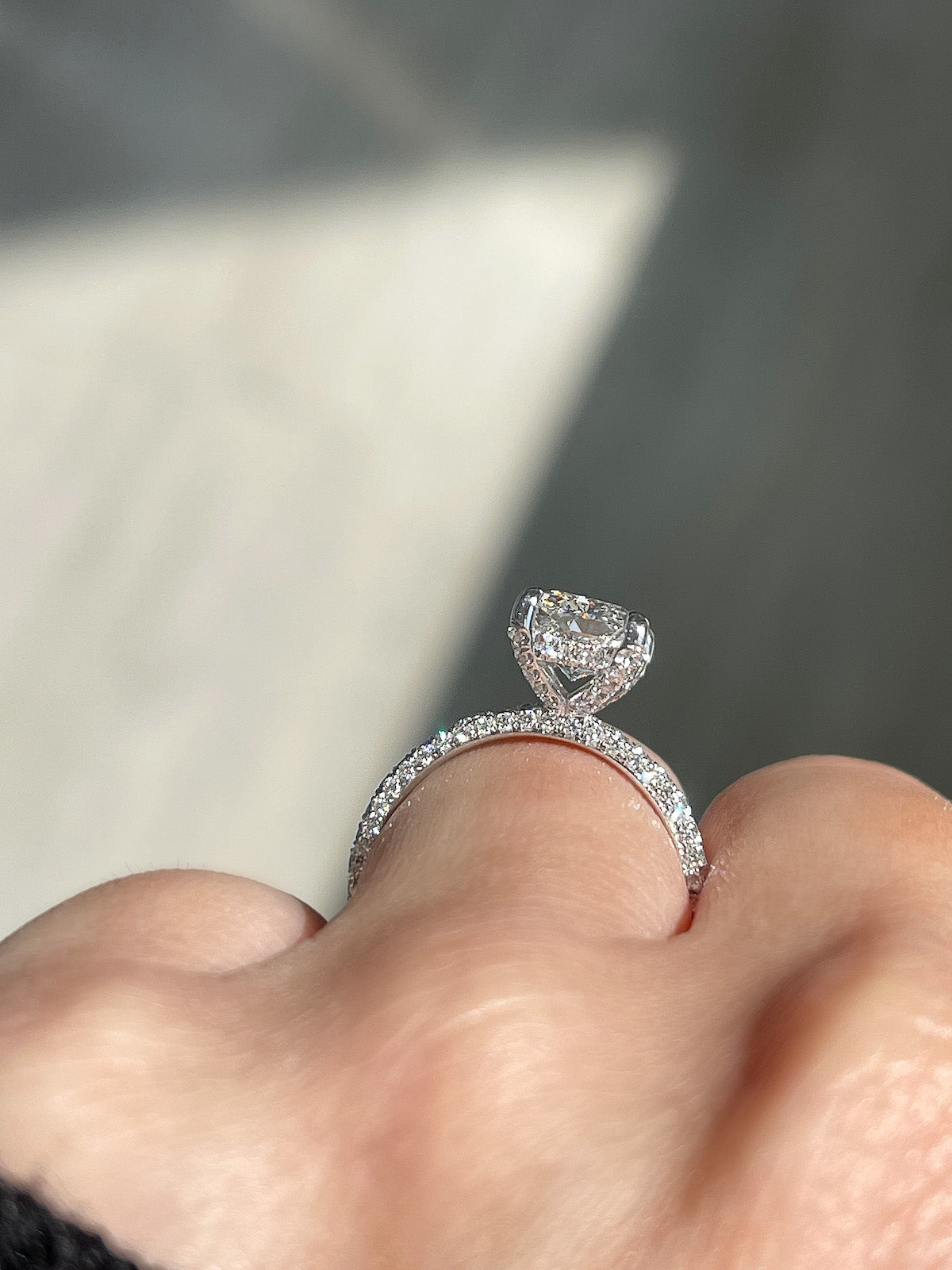 Engagement Ring Wednesday | 2.01 Radiant Lab Grown Diamond - Happy Jewelers Fine Jewelry Lifetime Warranty