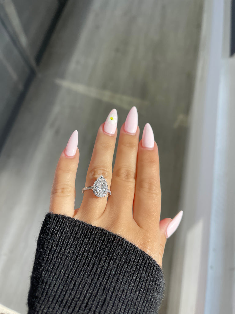 Engagement Ring Wednesday | 1.51 Pear Shape Diamond - Happy Jewelers Fine Jewelry Lifetime Warranty