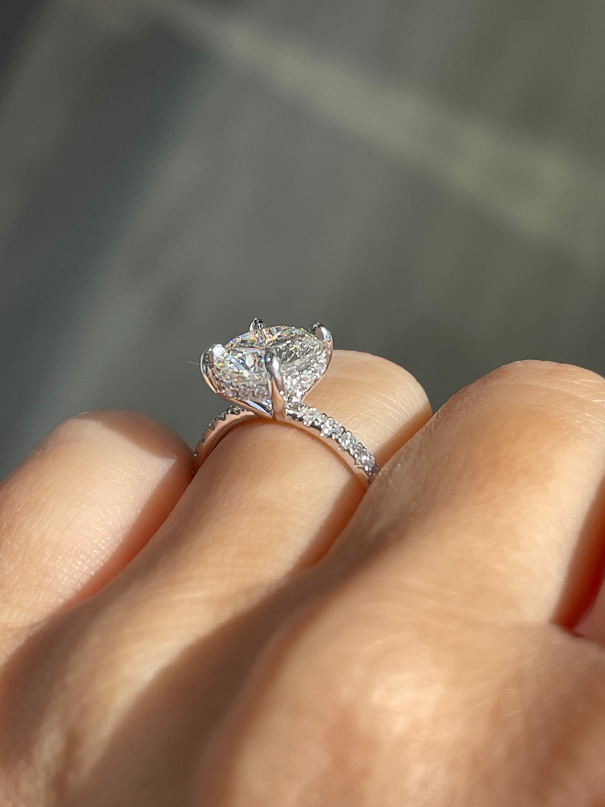 2.01 Carat Marquise Natural Diamond Engagement Ring – Happy Jewelers