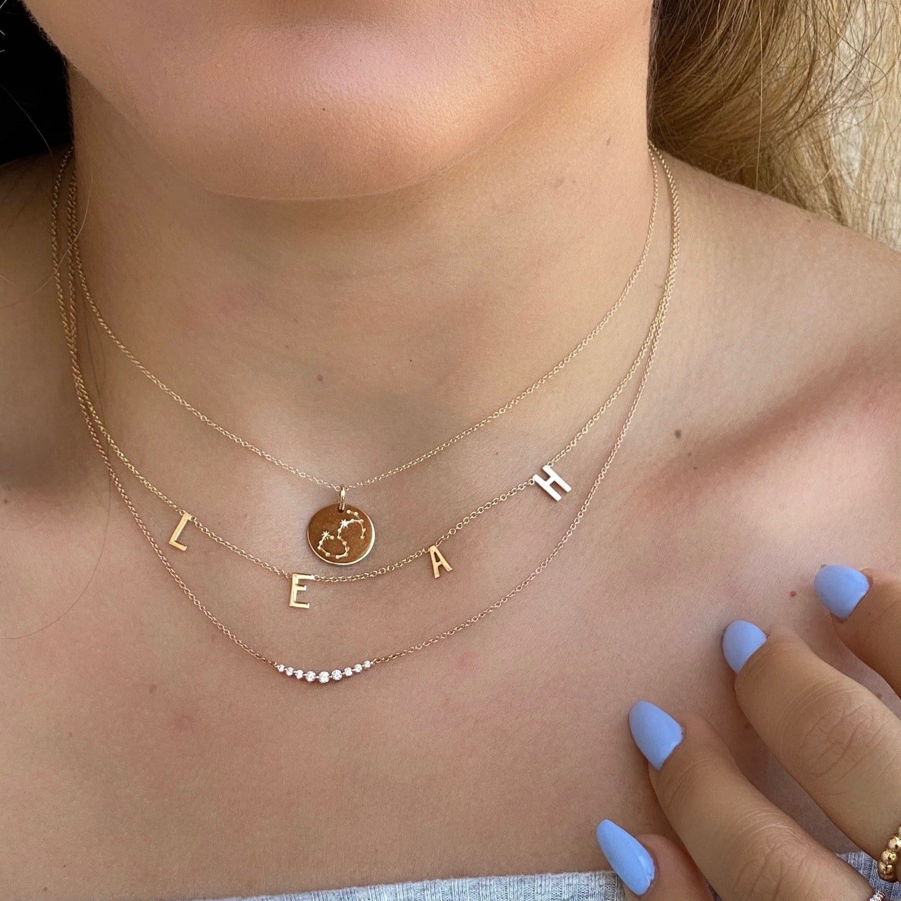 Spaced Name Necklace - Happy Jewelers Fine Jewelry Lifetime Warranty