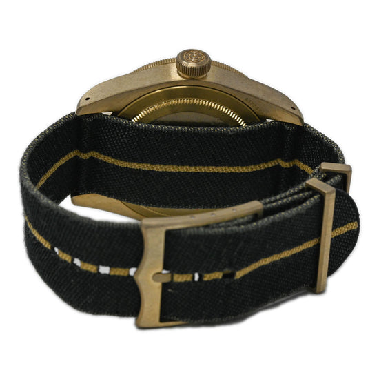 Tudor Men's Black Bay Bronze 43mm Slate Grey Dial Watch Reference #: M79250BA - Happy Jewelers Fine Jewelry Lifetime Warranty