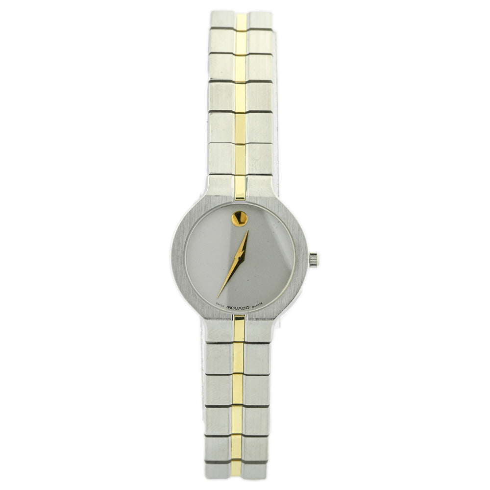 Movado Ladies Bold Two-Tone Gold Plated Stainless Steel 24mm Watch - Happy Jewelers Fine Jewelry Lifetime Warranty