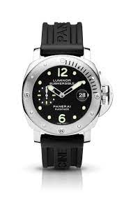 Load image into Gallery viewer, Panerai Men&amp;#39;s Submersible 44mm Black Dot Dial Watch Reference# PAM0024 - Happy Jewelers Fine Jewelry Lifetime Warranty
