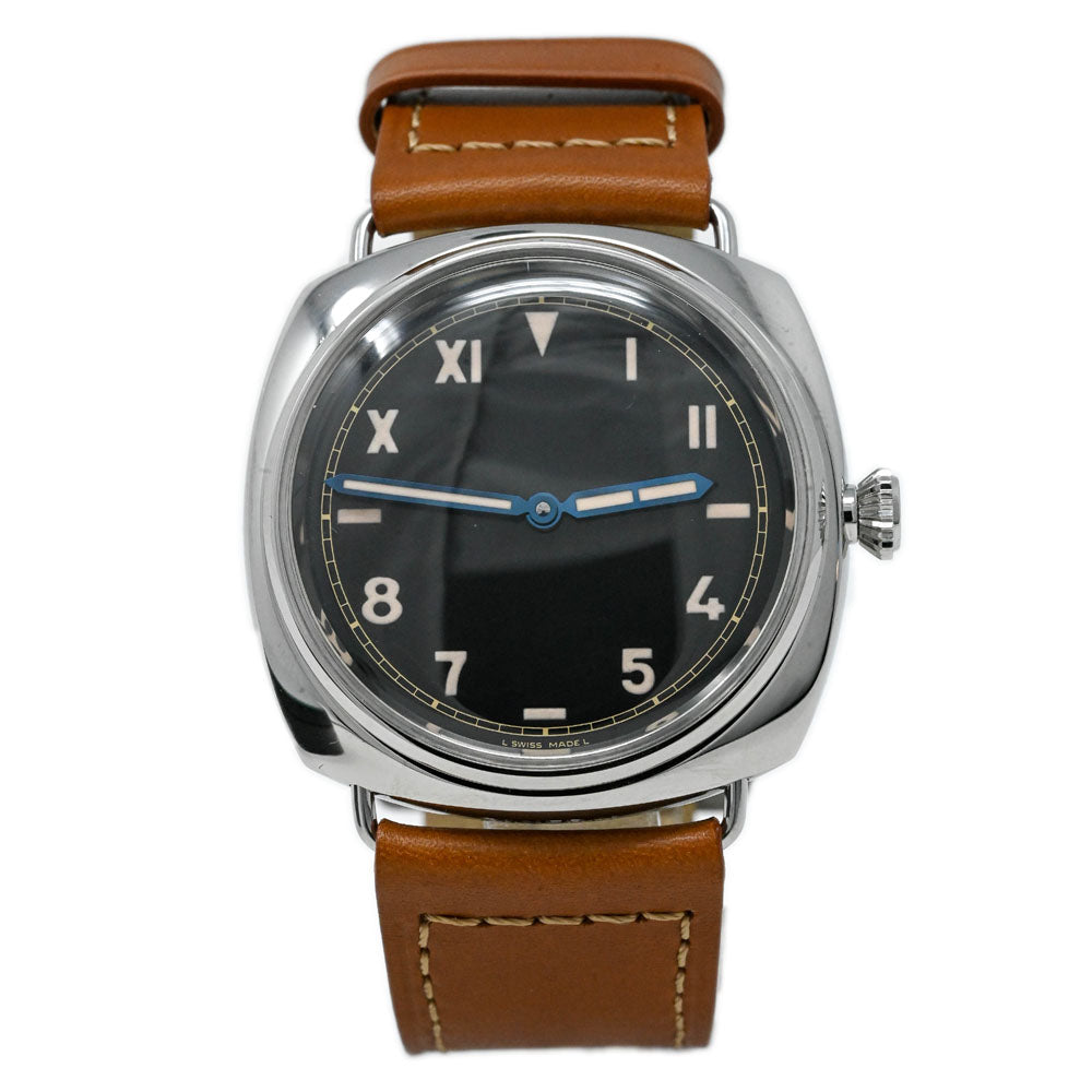 Limited Edition: Panerai Men's Radiomir 1936 Stainless Steel 47mm Black California Dial Watch Reference #: PAM00249 - Happy Jewelers Fine Jewelry Lifetime Warranty