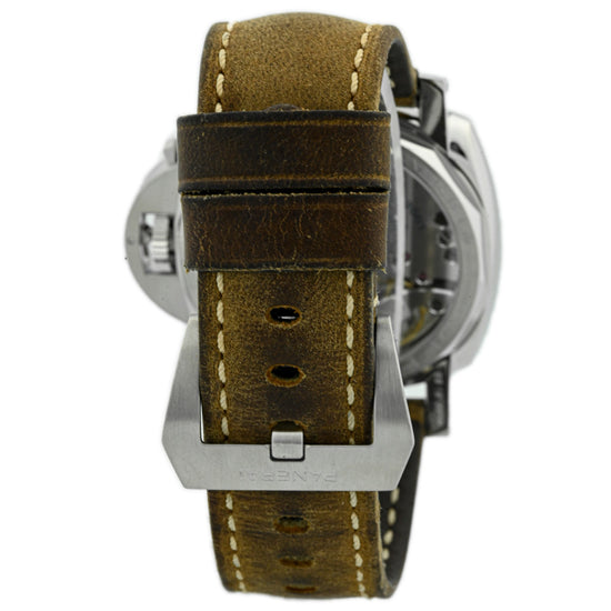 Panerai Men's Luminor Marina Stainless Steel 47mm Black Stick & Arabic Numeral Dial Watch Reference #: PAM00422 - Happy Jewelers Fine Jewelry Lifetime Warranty